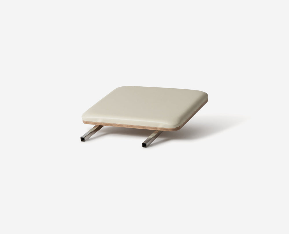 Black Cushioned Reformer Jumpboard - Side Angle | Your Reformer