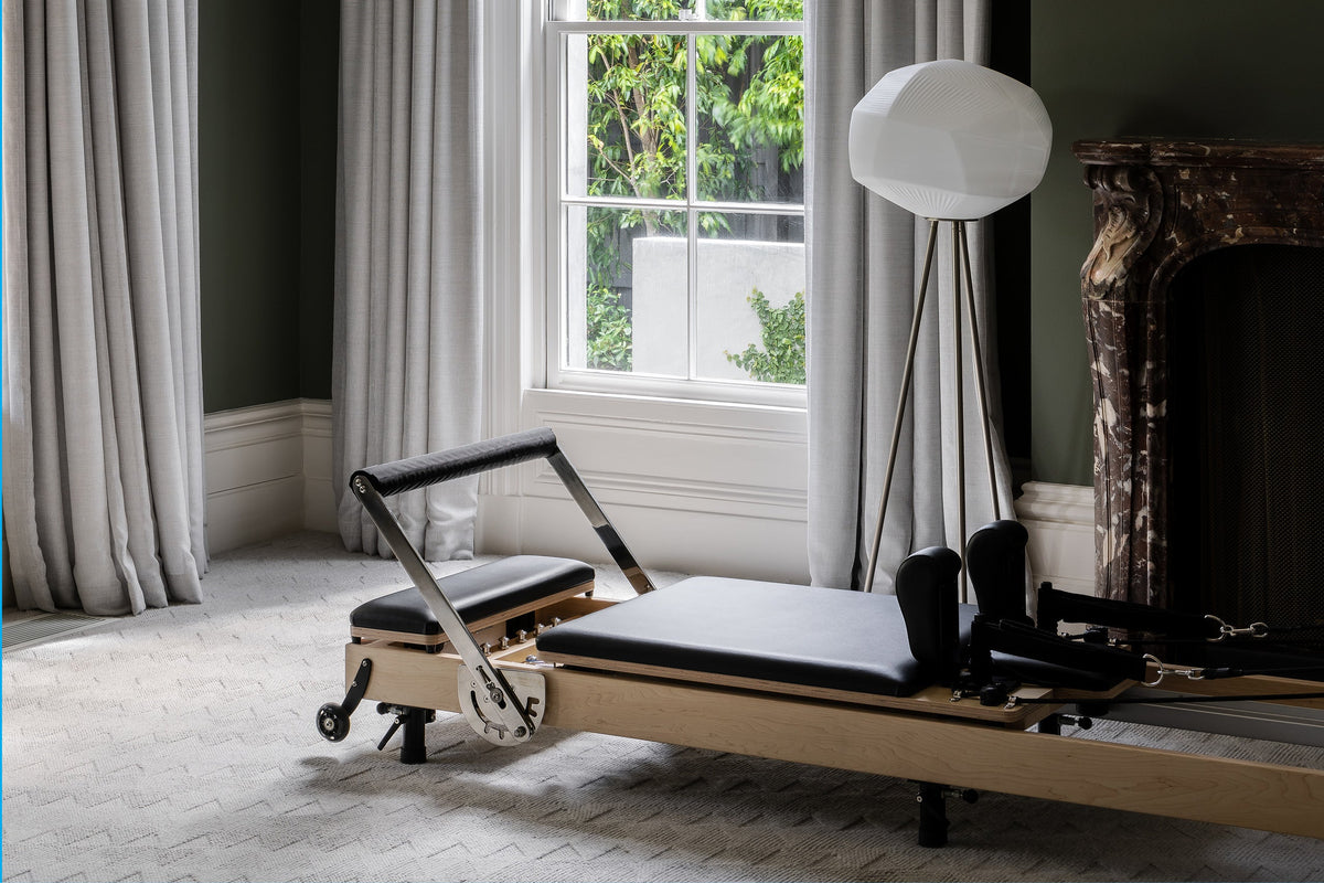 Black Upholstery YR Original Reformer - Classic Home Interior | Your Reformer