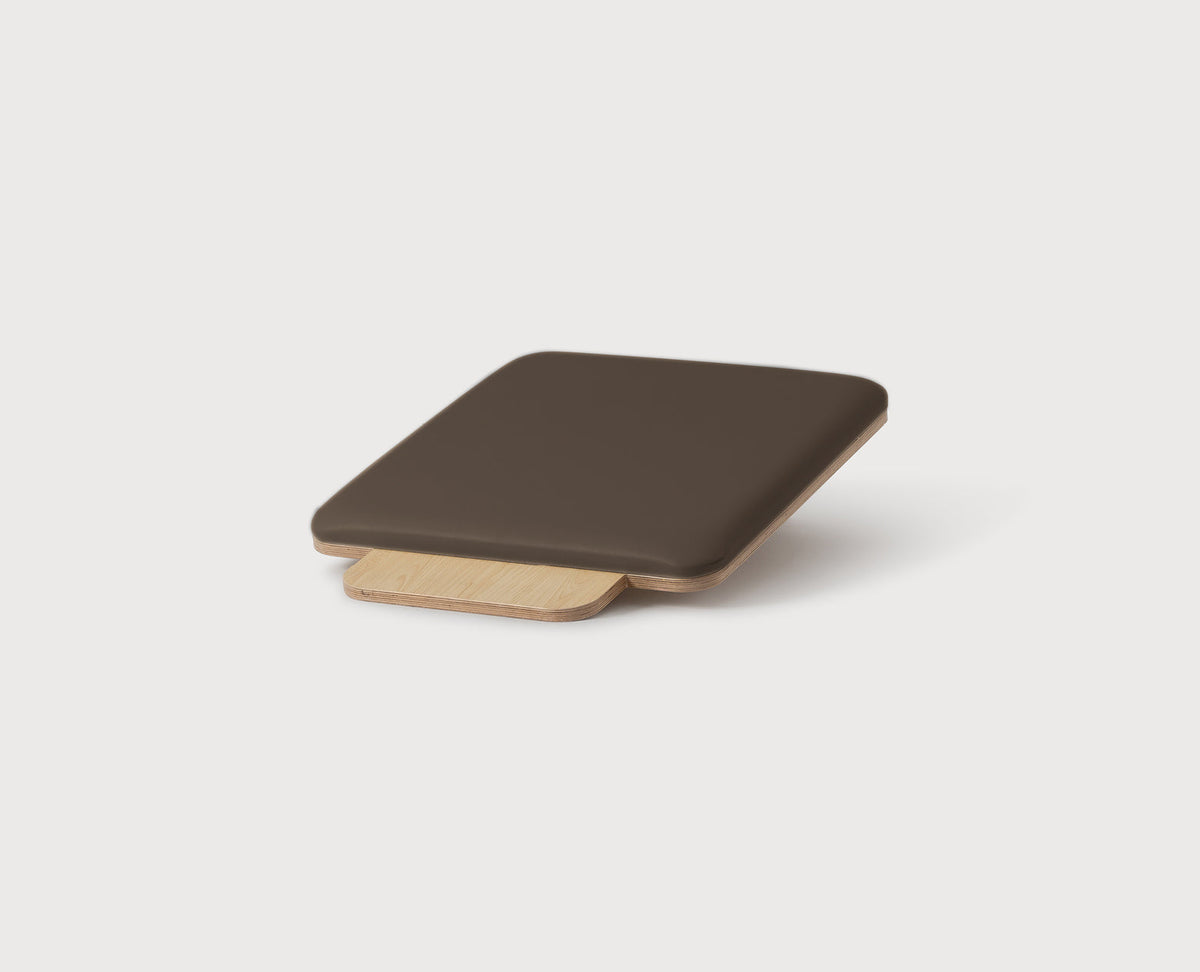 Espresso Studio Bed Jumpboard - Angled View | Your Reformer