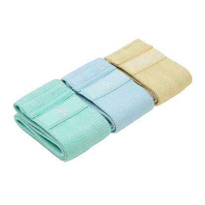 Coastal Fabric Booty Bands Set - Folded Stack View | Your Reformer