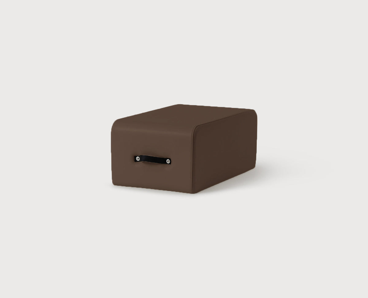 Espresso Pilates Reformer Box - Side View | Your Reformer