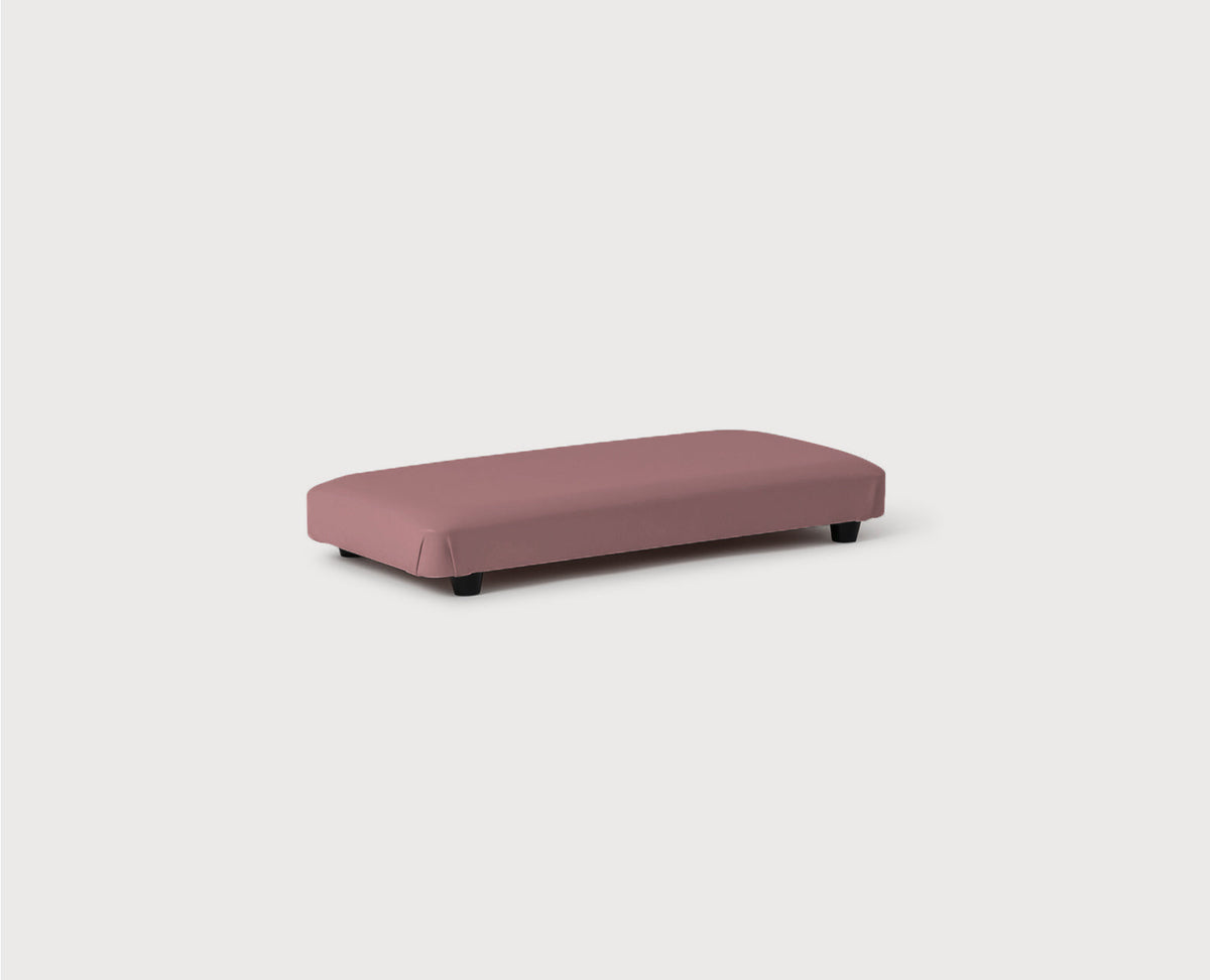 Dusty Rose Pilates Platform Extender - Side View | Your Reformer