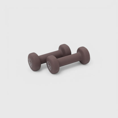 Espresso Brown Hand Weight Set - Angled View | Your Reformer