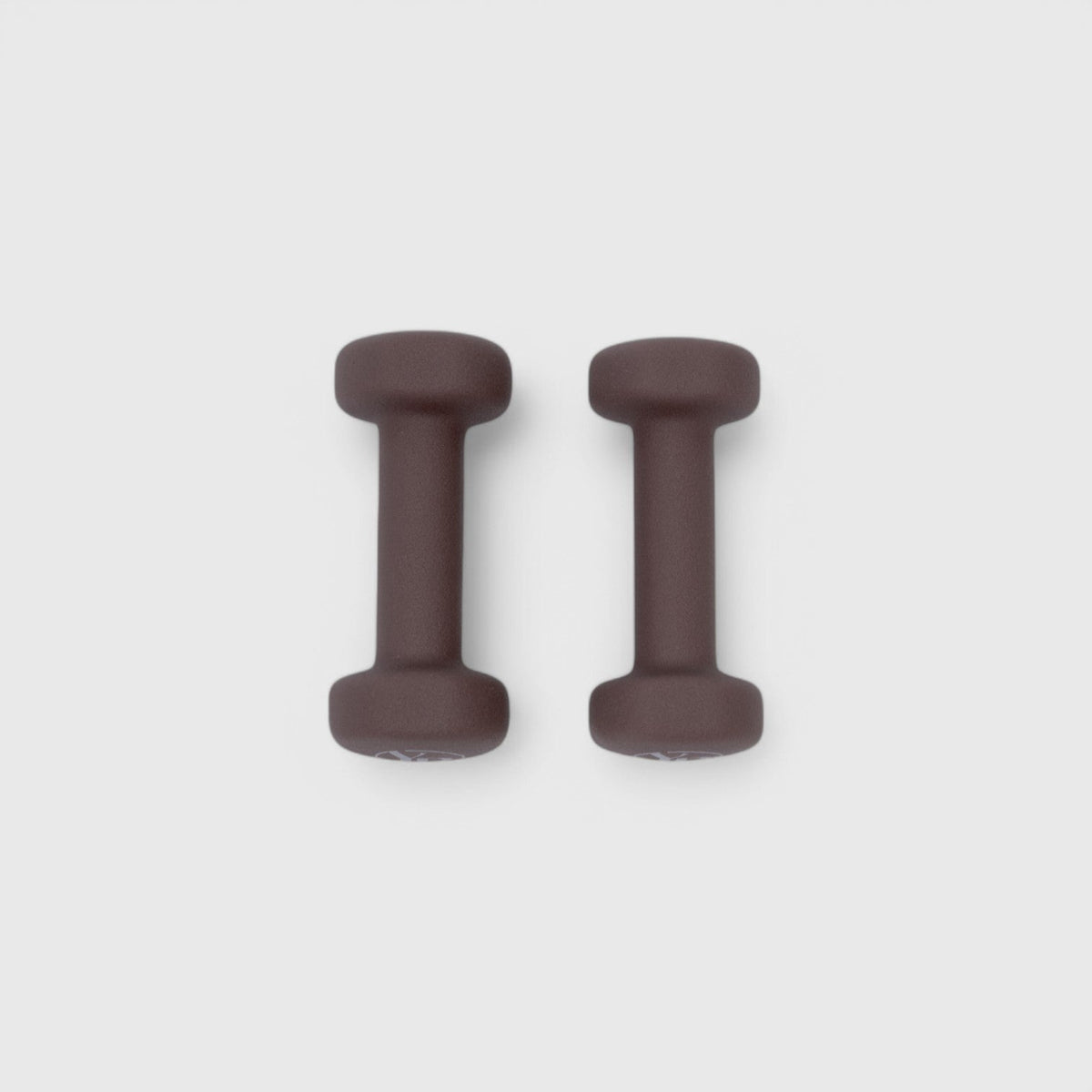Espresso Brown Hand Weights - Top View Flat Lay | Your Reformer