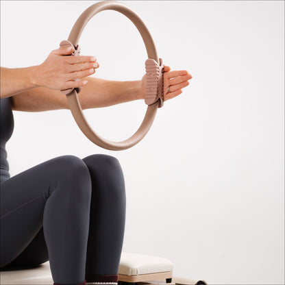 Blush Pilates Ring Exercise - Lifestyle Shot | Your Reformer