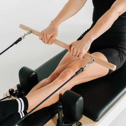 Maple Pole for Reformer - Side Exercise View | Your Reformer