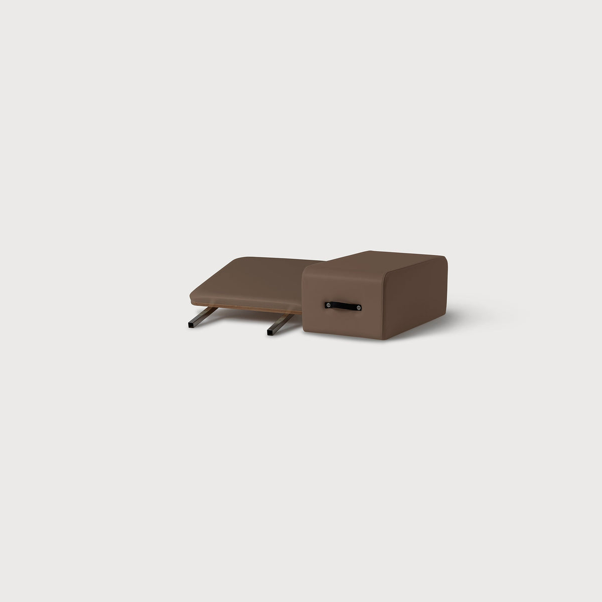 Espresso Pilates Box & Jumpboard Set - Perspective View | Your Reformer