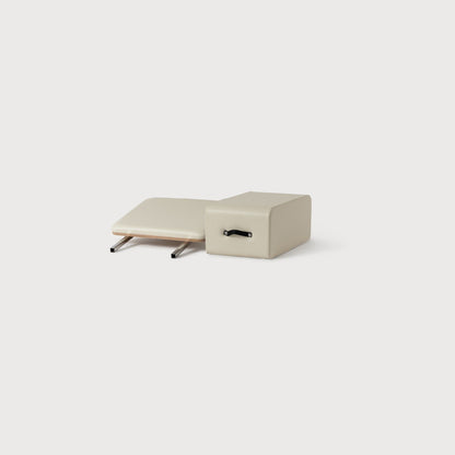 Winter White Pilates Box & Jumpboard Set - Front View | Your Reformer