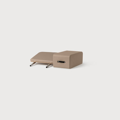 Warm Stone Pilates Box & Jumpboard Set - Side Profile | Your Reformer