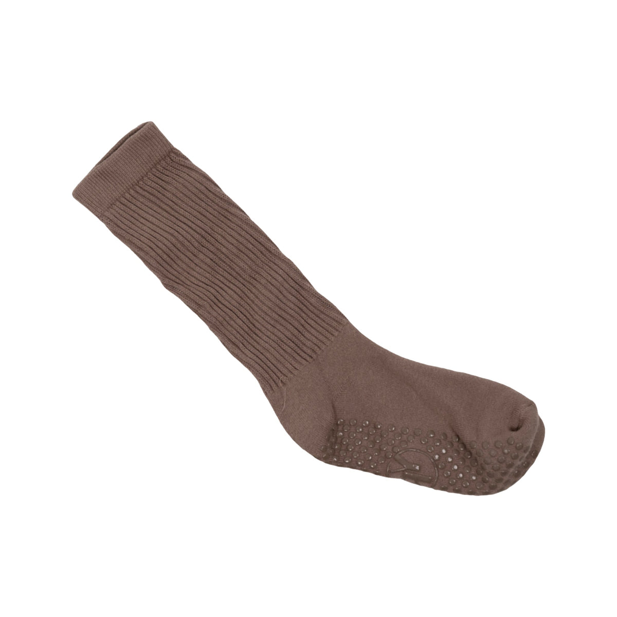 Hazel Cotton Scrunch Grip Socks - Sole Detail View | Your Reformer