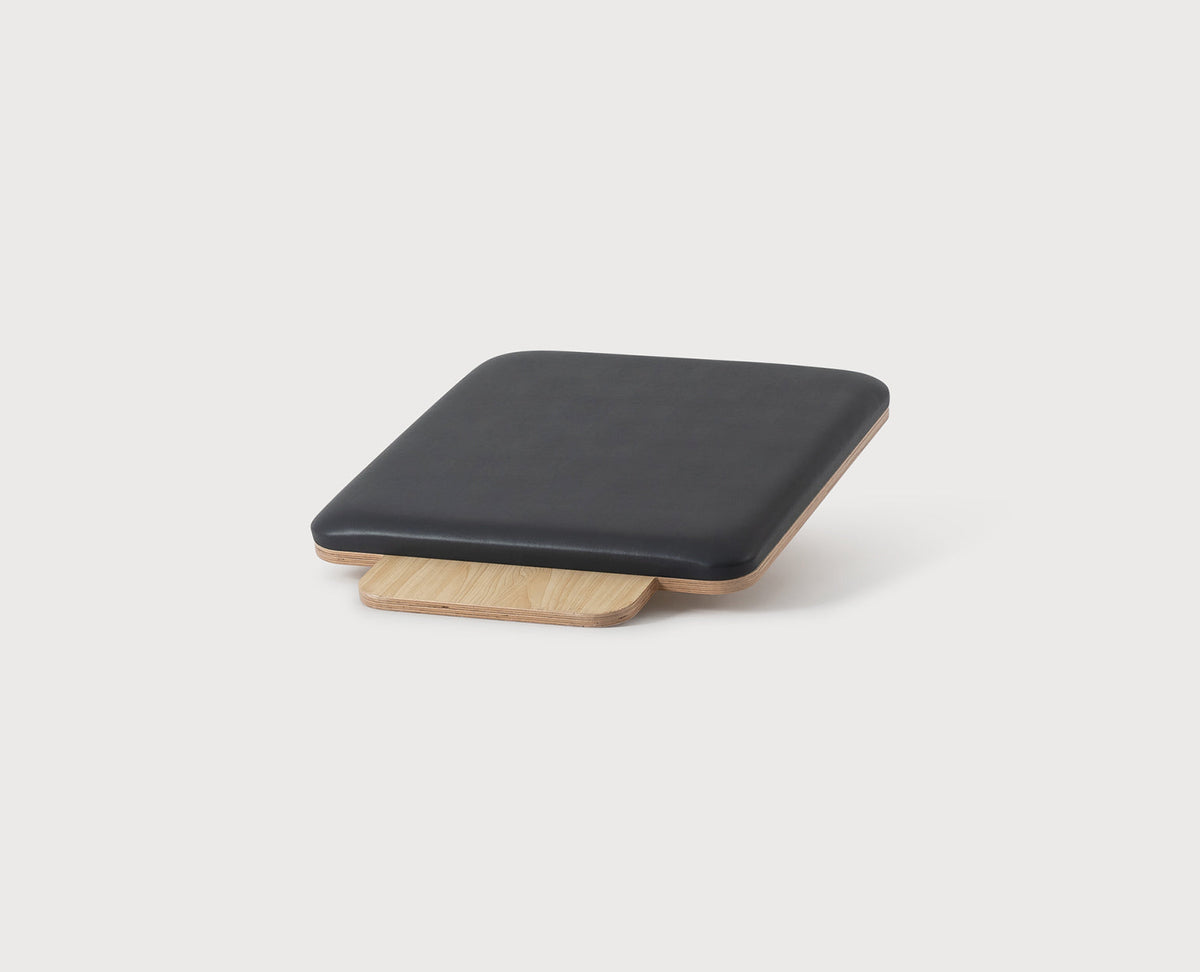 Black Studio Bed Jumpboard - Side Angle | Your Reformer