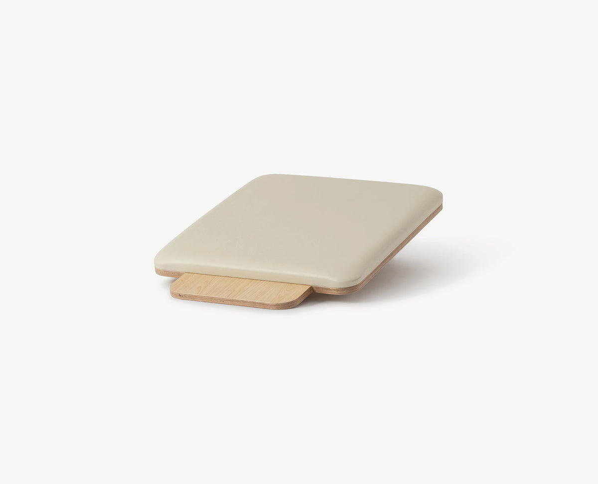 Ivory Studio Bed Jumpboard - Side Angle | Your Reformer