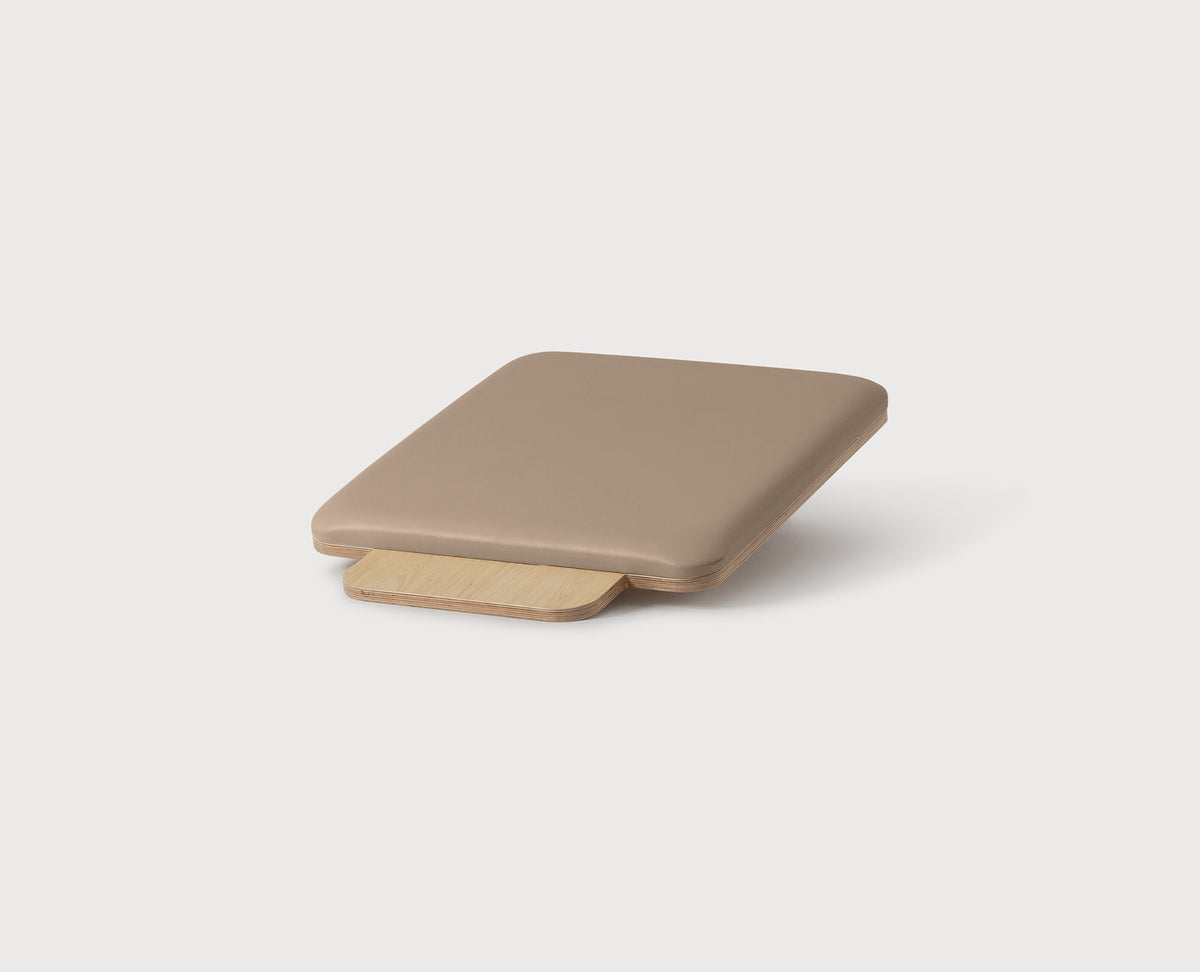 Mocha Studio Bed Jumpboard - Side Angle | Your Reformer