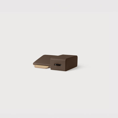 Espresso Studio Pilates Box & Jumpboard Set - Side View | Your Reformer