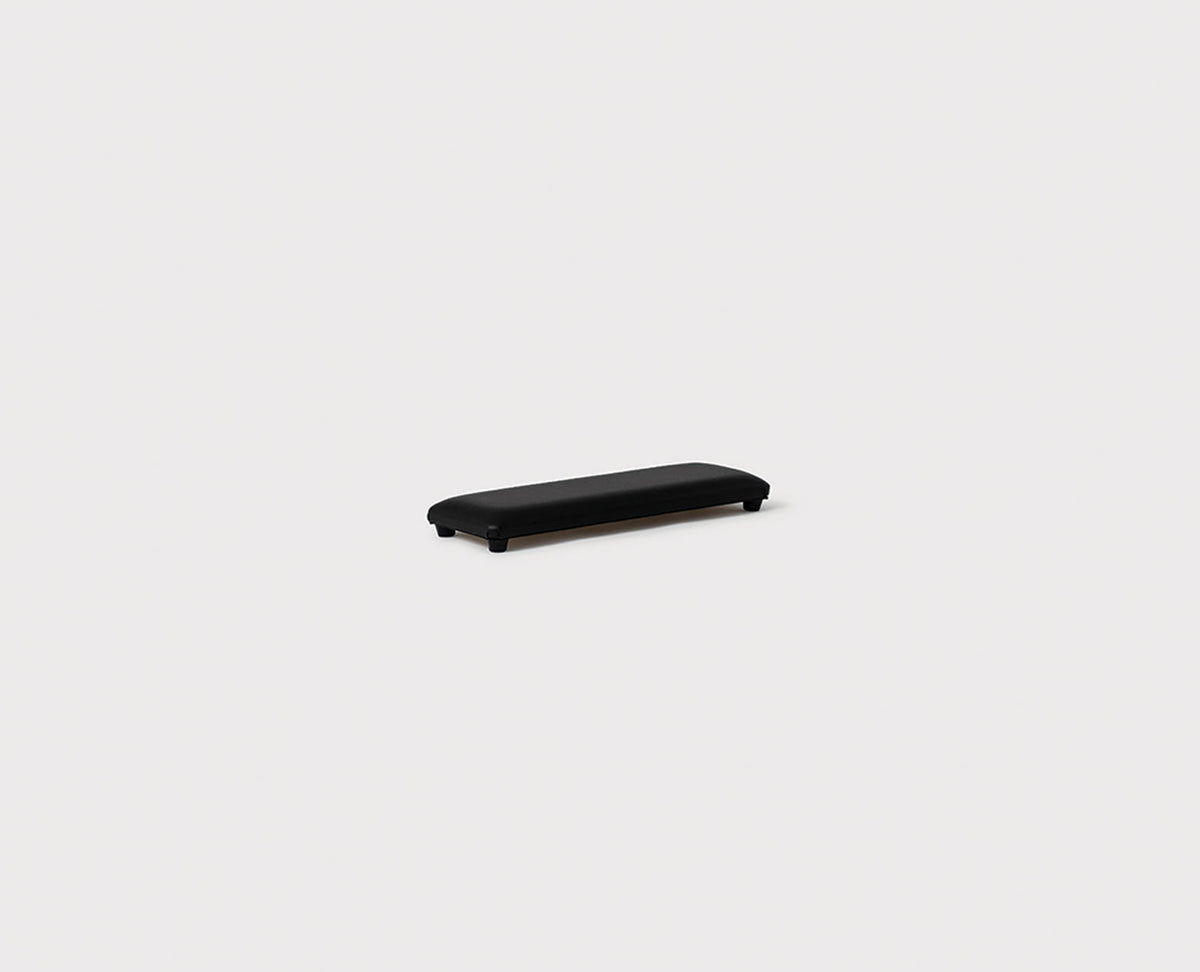 Black Foam Roller Pilates Accessory - Front View | Your Reformer