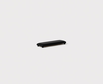 Black Foam Roller Pilates Accessory - Front View | Your Reformer