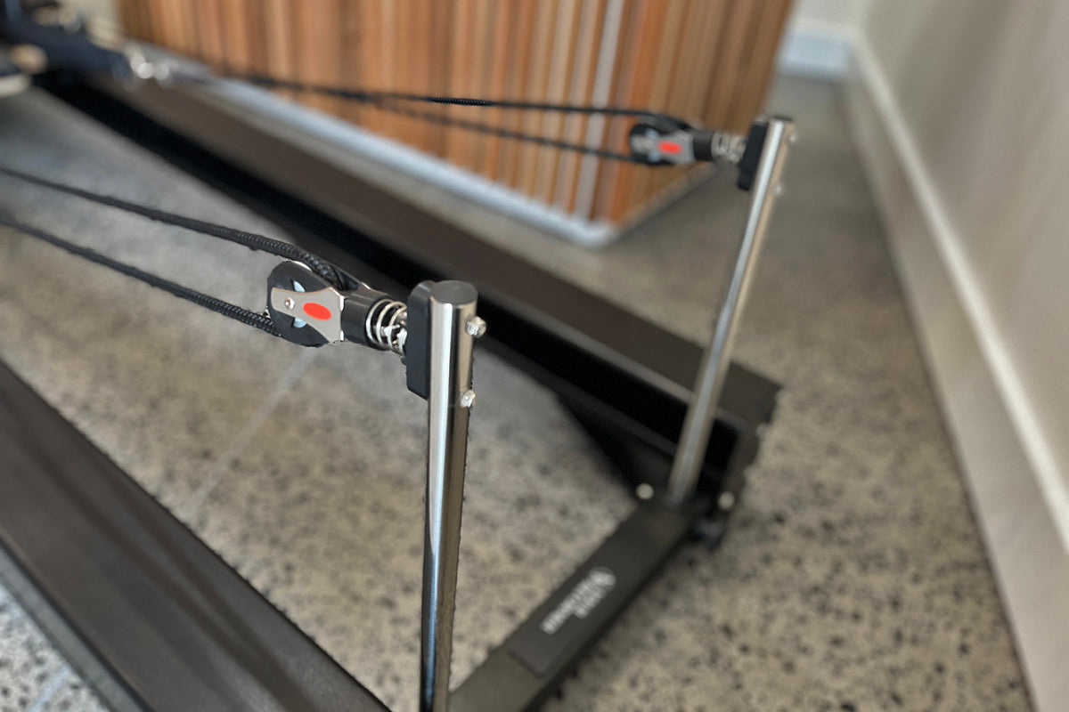 Studio X Reformer - Pulley System and Cable Hardware Detail View | Your Reformer